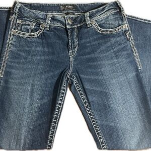 Silver Jeans Women's Boot Cut Jeans - Classic Blue